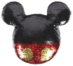 Topolino Cuscino Mickey Mouse Con Paillettes