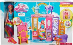 MATTEL Barbie Castello Dreamtopia Della Baia Dell'Arcobaleno, Bambola E Accessori Inclusi -Mattel Negozio Castello baia arcobaleno barbie