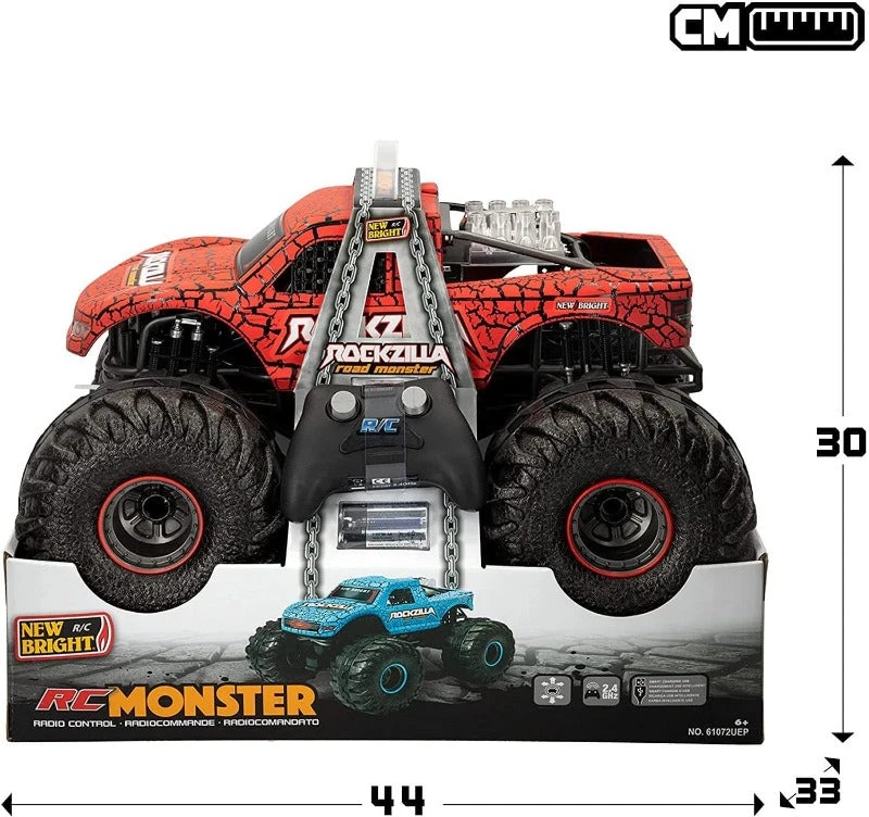 Monster Truck Telecomandato Gigante 1:10 RockZilla 4 Monster Truck Telecomandato Gigante 1:10 RockZilla - immagine 2