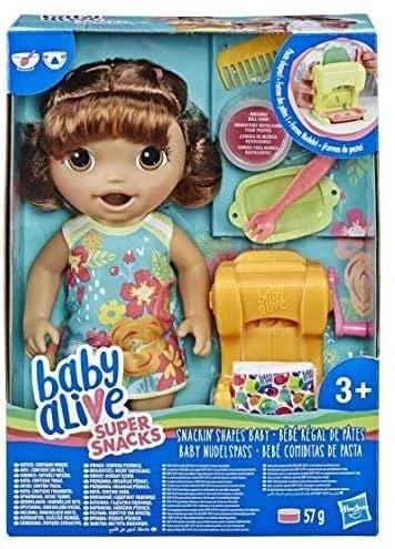 Hasbro Baby Alive Snack Lily Capelli Castani 4 Hasbro Baby Alive Snack Lily Capelli Castani - immagine 2
