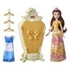 Hasbro Disney Princess Belle, Bambola Con Guardaroba E 2 Abiti -Mattel Negozio bambola principessa belle con armadio