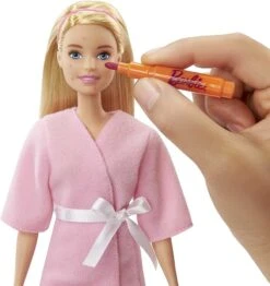 MATTEL Barbie Alla Spa, Playset Con Bambola, Cagnolino E Accessori -Mattel Negozio barbie bellezza bambola