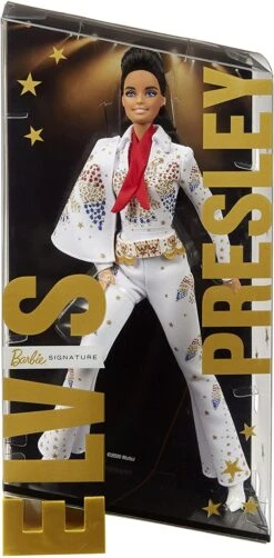 MATTEL Barbie Bambola Ispirata Ad Elvis Presley Con Vestiti E Dettagli Realistici