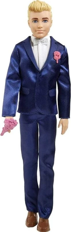 MATTEL Barbie Ken Sposo, Bambola Con Accessori -Mattel Negozio barbie ken sposo