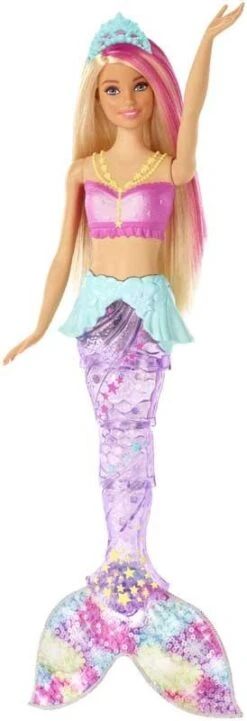 MATTEL Barbie Dreamtopia Sirena Magica Coda 7 MATTEL Barbie Dreamtopia Sirena Magica Coda -Mattel Negozio barbie sirena luci