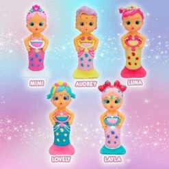 Bloopies Sirene, Bambola Sirena Con Coda Magica 2in1, IMC Toys