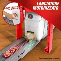 Dickie Toys Disney Cars Camion Mack,Playset Gigante 2 In 1 Con Pista Da Corsa Motorizzata -Mattel Negozio cars lanciatore