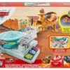 MATTEL Disney Cars Corse Estreme, Playset Radiator Springs Mini Racers Con Esclusivo Veicolo Saetta McQueen -Mattel Negozio cars pista mini racers macchinine in metallo