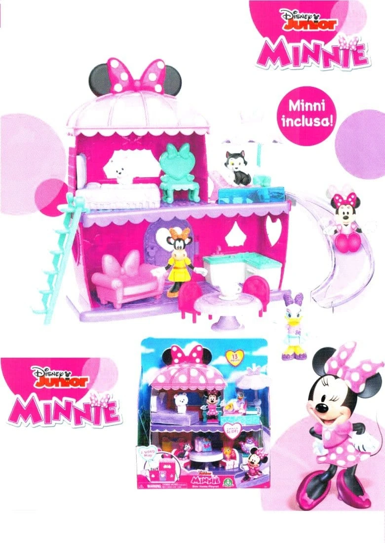GIOCHI PREZIOSI Casa Di Minnie 2 Piani Con Scivolo 3 GIOCHI PREZIOSI Casa Di Minnie 2 Piani Con Scivolo