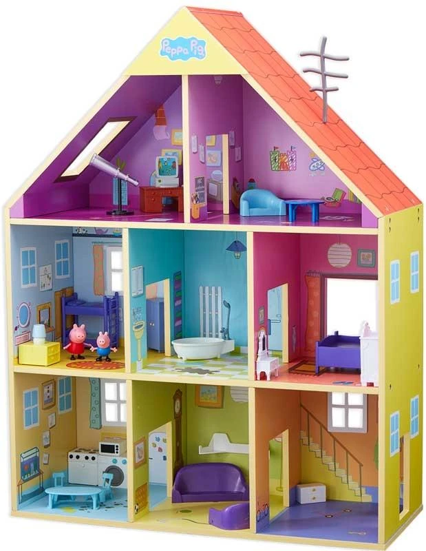 GIOCHI PREZIOSI Peppa Pig Casa In Legno Arredata 3 GIOCHI PREZIOSI Peppa Pig Casa In Legno Arredata