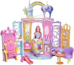 MATTEL Barbie Castello Dreamtopia Della Baia Dell'Arcobaleno, Bambola E Accessori Inclusi