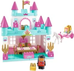 Abrik Costruzioni - Castello Principessa Con Carrozza -Mattel Negozio castello principessa abrick