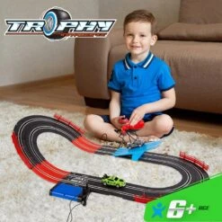 Pista Elettrica Per Bambini, Circuito Con Macchinine 2,50 Metri -Mattel Negozio circuito elettrico per bambini