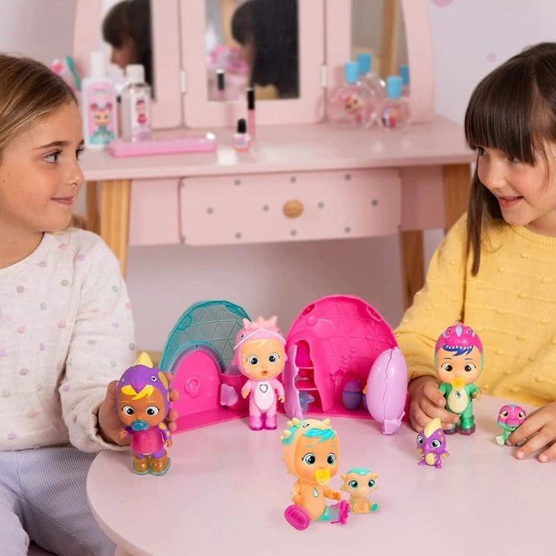 IMC TOYS Cry Babies Magic Tears, Bambole Icy World Dinos 5 IMC TOYS Cry Babies Magic Tears, Bambole Icy World Dinos - immagine 3