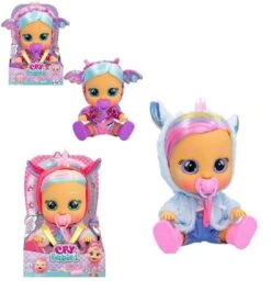 IMC TOYS Cry Babies Fantasy, Nuove Bambole Con Capelli Veri, Dressy Hannah, Jenna E Bruny