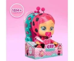 IMC TOYS Cry Babies Lady Dressy, Nuova Bambola Coccinella 2.0 Con Capelli Veri -Mattel Negozio cry babies lady dressy 2.0