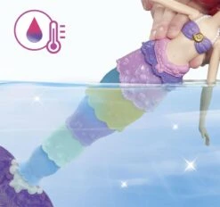 Hasbro Bambola Ariel Sirena Coda Arcobaleno Reveal -Mattel Negozio disney princess ariel