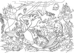 Lisciani Puzzle Disney Maxi 35 Tessere 2in1 -Mattel Negozio disney princess puzzle da colorare della sirenetta