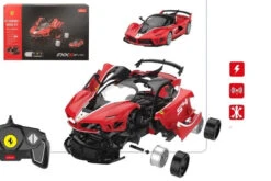 Rastar Ferrari Radiocomandata, Set Monta E Gioca FXX K Evo In Scala 1:18