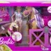 MATTEL Il Ranch Di Barbie, Bambola Con Cavalli E 20 Accessori