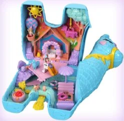 MATTEL Polly Pocket, Lama Pignatta Party Con 25 Sorprese E Due Micro Bambole -Mattel Negozio lama polly pocket pigiama party