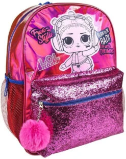 Lol Surprise Zaino Scuola Glitter Pom Pom 40cm