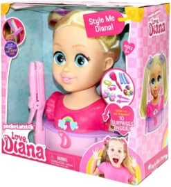 Love Diana Styling Head -Mattel Negozio love diana testa acconciature