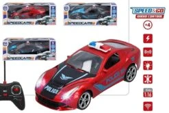 Macchina Telecomandata Della Polizia, Auto Radiocomando Con Luci E Suoni