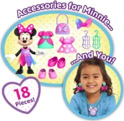 Just Play Armadio Di Minnie, Playset Disney Topolina Con Bambola E Accessori Fashion -Mattel Negozio minnie mouse playset armadio giocattolo
