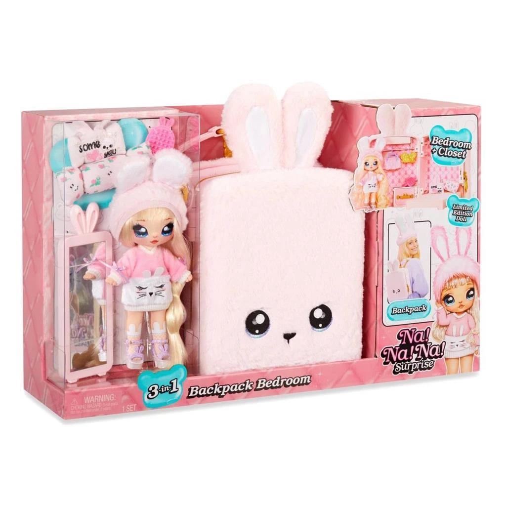 GIOCHI PREZIOSI Na!Na!Na! Surprise - Backpack Bedroom Playset 3in1 3 GIOCHI PREZIOSI Na!Na!Na! Surprise - Backpack Bedroom Playset 3in1