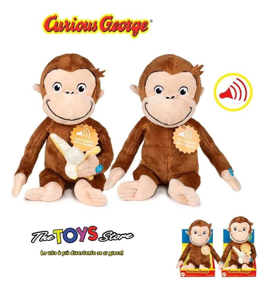 Play By Play Peluche George 30cm | Plush Con Suoni 3 Play By Play Peluche George 30cm | Plush Con Suoni