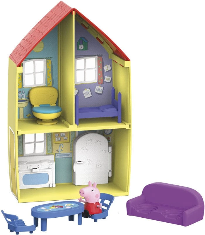 Hasbro Peppa Pig Casa Famiglia, Playset Da Gioco 4 Hasbro Peppa Pig Casa Famiglia, Playset Da Gioco - immagine 2