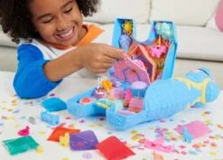 MATTEL Polly Pocket, Lama Pignatta Party Con 25 Sorprese E Due Micro Bambole -Mattel Negozio polly pocket lama mega playset