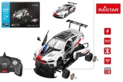 Macchina Radiocomandata BMW M8 GTE , Rastar Costruisci E Guida Auto In Scala 1:18