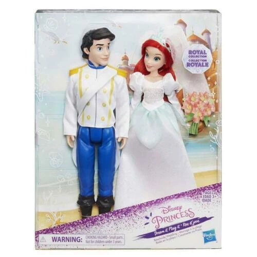 Hasbro Disney Princess Ariel E Principe Sposi 4 Hasbro Disney Princess Ariel E Principe Sposi - immagine 2