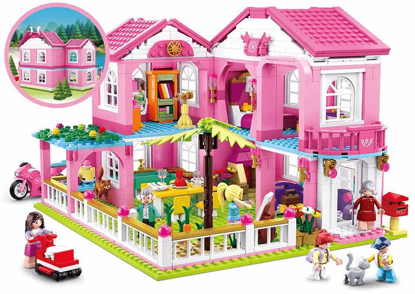 Sluban Costruzioni Casa Dei Sogni 896pz 4 Sluban Costruzioni Casa Dei Sogni 896pz - immagine 2