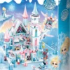 Sluban Costruzioni Castello Di Ghiaccio 1324pz 1 Sluban Costruzioni Castello Di Ghiaccio 1324pz -Mattel Negozio sluban set costruzioni castello