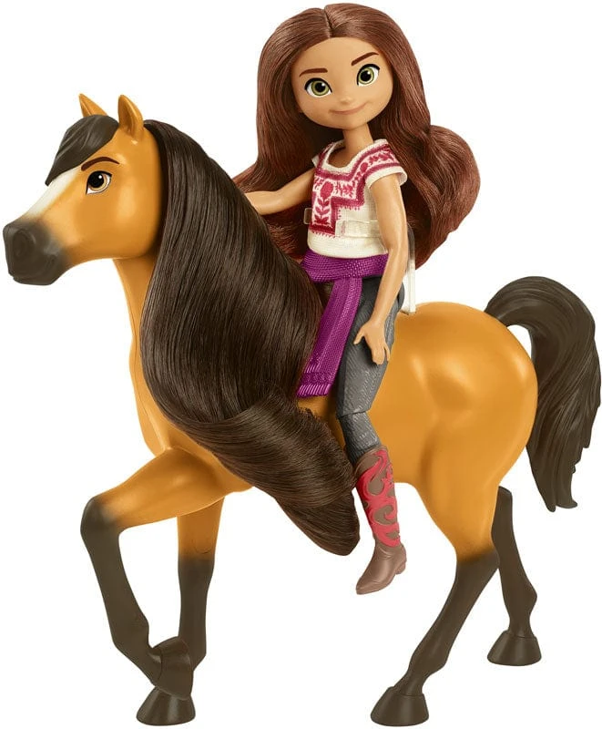 MATTEL Spirit Cavallo Con Bambola, Lucky E Spirit 4 MATTEL Spirit Cavallo Con Bambola, Lucky E Spirit - immagine 2