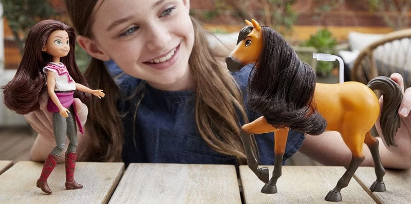 MATTEL Spirit Cavallo Con Bambola, Lucky E Spirit 5 MATTEL Spirit Cavallo Con Bambola, Lucky E Spirit - immagine 3