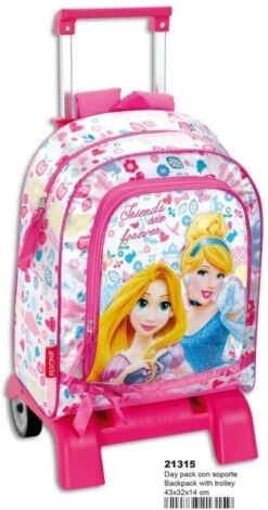 Trolley Disney Princess Forever 44cm - Zaino Adattabile